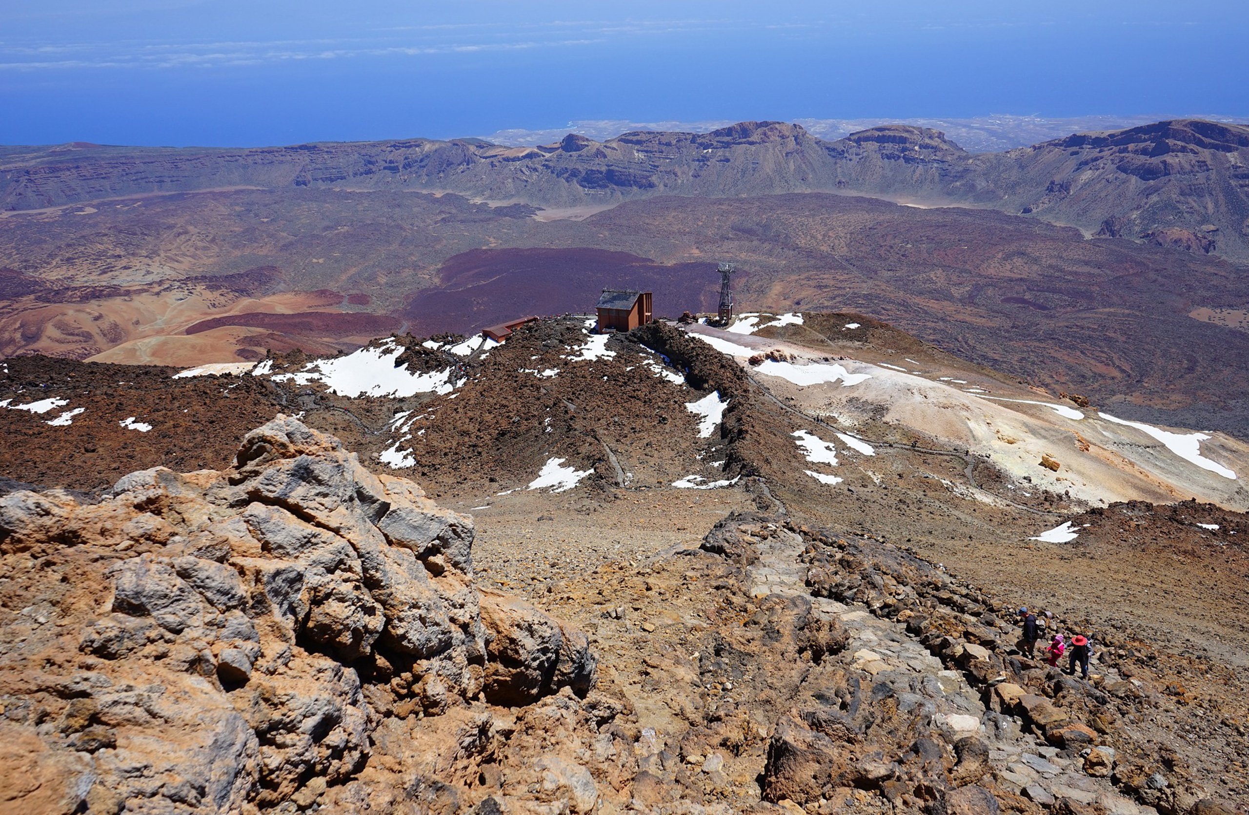 Foto de las vistas desde la cima del Teide