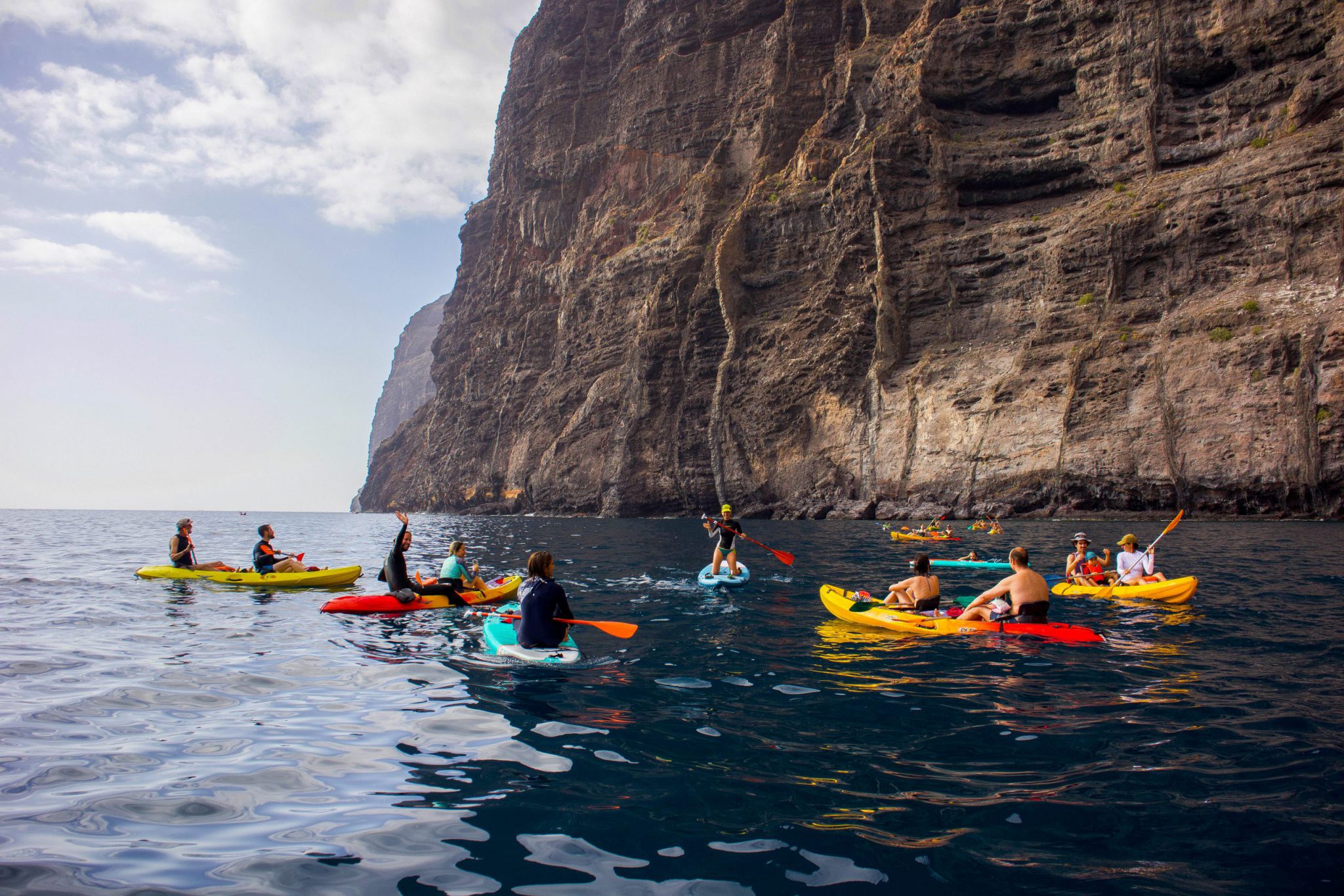Kayak en los acantilados de Los Gigantes RESERVA AHORA